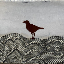Load image into Gallery viewer, Dotti Potts Ceramic Art Hanger-Medium With Bird 008