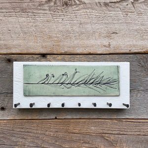 MEDIUM JEWELLERY HOLDER / KEY RACK / KITCHEN HOOKS WITH PLANT B