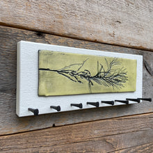 Load image into Gallery viewer, MEDIUM JEWELLERY HOLDER / KEY RACK / KITCHEN HOOKS WITH PLANT C
