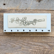 Load image into Gallery viewer, MEDIUM JEWELLERY HOLDER / KEY HOLDER WITH CHERRY BLOSSOMS A13
