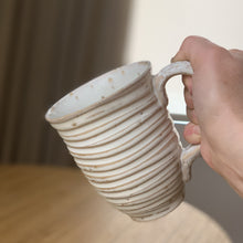 Load image into Gallery viewer, WAVE MUG IN OATMEAL-15 OUNCES