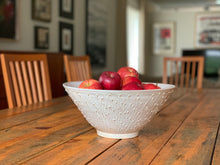 Load image into Gallery viewer, OATMEAL SALAD BOWL WITH PUSSY WILLOWS (12&quot;X6&quot;)