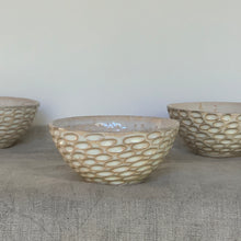 Load image into Gallery viewer, OATMEAL SMALL EVERYDAY BOWLS IN CORAL