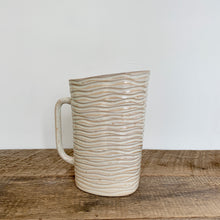 Load image into Gallery viewer, OATMEAL MILK JUG IN WAVE