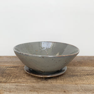 SLATE BERRY BOWL WITH SAUCER
