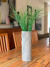 Load image into Gallery viewer, SLATE CYLINDER VASE WITH WOOD GRAIN