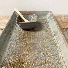 Load image into Gallery viewer, SLATE LARGE RECTANGLE PLATTER SET WITH BRANCHES