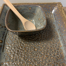 Load image into Gallery viewer, LARGE RECTANGLE PLATTER SET IN SLATE WITH PEBBLES