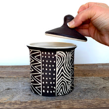 Load image into Gallery viewer, AFRICA MODERN MUD CLOTH CANISTER