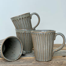 Load image into Gallery viewer, STRIPED MUG IN SLATE-16 OUNCES