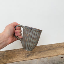 Load image into Gallery viewer, STRIPED MUG IN SLATE-15 OUNCES