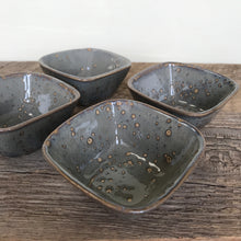 Load image into Gallery viewer, SLATE SQUARE DIP BOWL SET OF 4