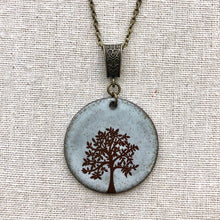 Load image into Gallery viewer, WHITE LONG TREE OF LIFE NECKLACE