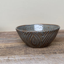 Load image into Gallery viewer, EVERYDAY BOWL IN SLATE WITH WOODGRAIN (SET OF 2) LARGE