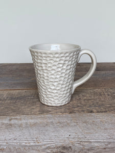 CORAL MUG IN IVORY-16 OUNCES