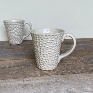 CORAL MUG IN IVORY-16 OUNCES
