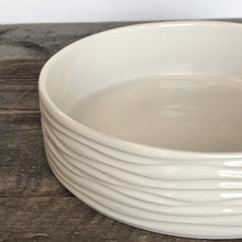 Load image into Gallery viewer, IVORY CYLINDER SERVING BOWL-MEDIUM