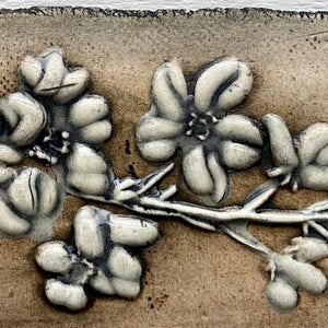 Dotti Potts Ceramic Art Hanger-Medium With Cherry Blossoms 003