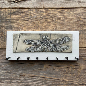 Dotti Potts Ceramic Art Hanger-Medium With Dragon Fly 004