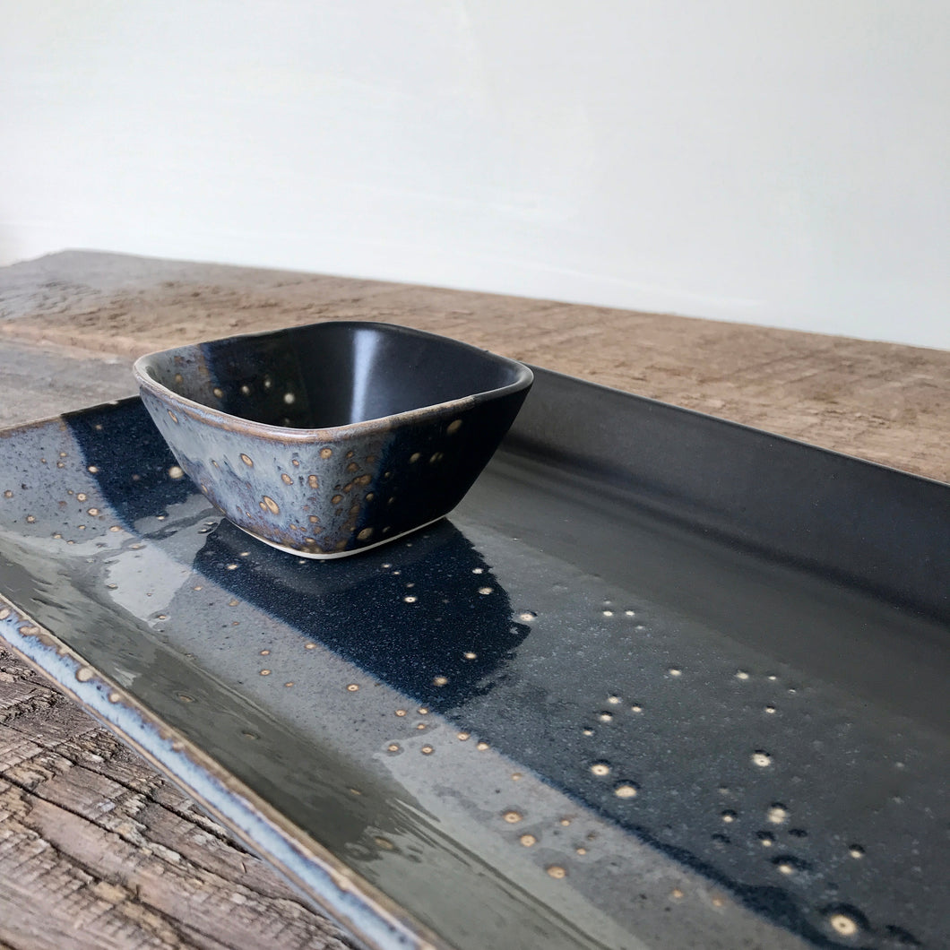 MIDNIGHT LARGE RECTANGLE PLATTER SET