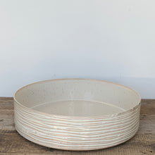 Load image into Gallery viewer, OATMEAL CYLINDER SERVING BOWL - EXTRA LARGE