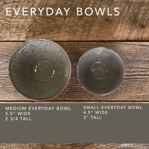 EVERYDAY BOWL IN IVORY WITH DOTS (SET OF 2) SMALL