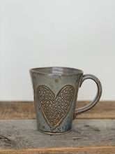 Load image into Gallery viewer, HEART MUG IN SLATE -16 OUNCES