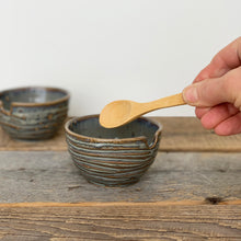 Load image into Gallery viewer, SLATE SALT POT WITH SPOON